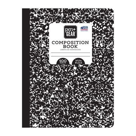 wide ruled composition notebook|walmart wide ruled composition notebook.